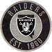 Las Vegas Raiders 12'' x State Circle Sign