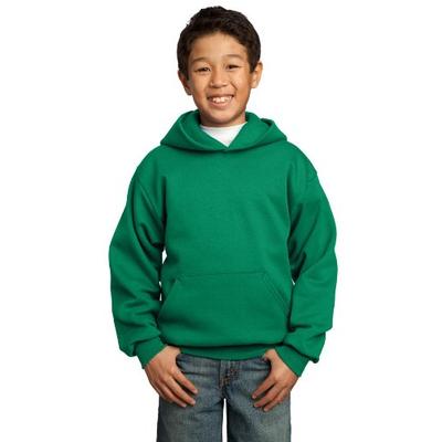 Port & Company Boys' Pullover Hooded Sweatshirt S Kelly Green