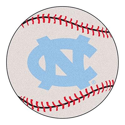 FANMATS NCAA UNC University of North Carolina - Chapel Hill Tar Heels Nylon Face Baseball Rug