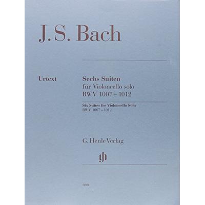 Six 6 Suites For Violoncello Solo Bwv 1007-1012