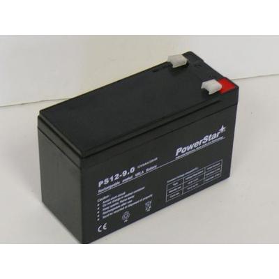 POWERSTAR--2 Year Warranty 12V 9Ah X-treme X-500, X500 Scooter Battery Replaces 8Ah or 7Ah