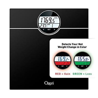 Ozeri WeightMaster (440 lbs / 200 kg) Bath Scale with BMI, BMR and 50 Gram Weight Change Detection