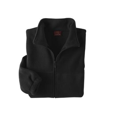Harriton Mens Full-Zip Fleece (M990) -BLACK -M