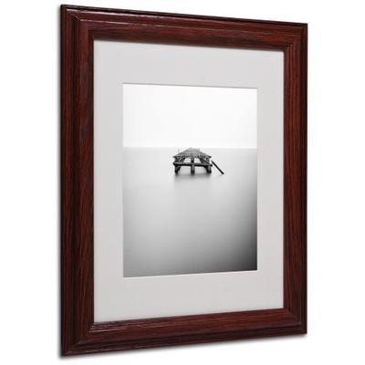 Infinite Jest Matted Framed Art by Geoffrey Ansel Agrons in Wood Frame, 11 by 14-Inch
