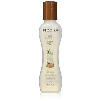 Farouk Biosilk Silk Therapy Organic Coconut Oil Leave-in Treatment For Hair & Skin, 0.14 Ounce