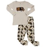 Leveret Boys UPS Truck 2 Piece Pajama Set 100% Cotton Grey 4 Toddler screenshot. Sleepwear directory of Clothes.