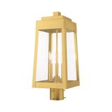 Livex Lighting Oslo 20 Inch Tall 3 Light Outdoor Post Lamp - 20856-12