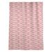 Brayden Studio® Stephenie Lined Chevron Sheer Rod Pocket Single Curtain Panel Polyester in Red/Gray | 84 H in | Wayfair