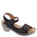 Patrizia Shantay - Womens Euro 38 US 7.5 - 8 Black Sandal Medium