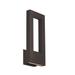 Modern Forms Twilight 16 Inch Tall 2 Light LED Outdoor Wall Light - WS-W5516-BK