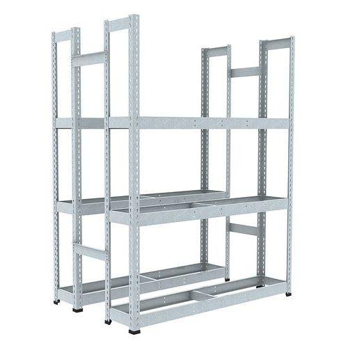 rayonnage pour pneus rapid 1 1980x1830x455 -3 niveaux-zingué