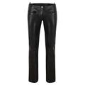 Carrie CH Hoxton Ladies Fashion Leather Trouser Sexy Italian Black Soft Lambskin Biker Pants 4566 (Waist 32")