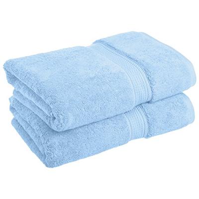 Superior Luxury Cotton Bath Towel Set - 2-Piece Towel Set, 900 GSM, Long-Staple Cotton Towels, Light