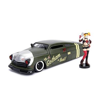Jada Toys DC Comics Bombshells Harley Quinn & 1951 Mercury Die-cast Car, 1: 24 Scale Vehicle & 2.75"