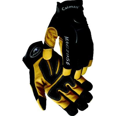 Caiman 2956-6 Extra Large Pig Grain Leather Multi Activity Glove with G Grip Patches on Palm and Fin