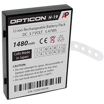 Artisan Power Opticon H-19 Scanner: Replacement Battery. 1480 mAh