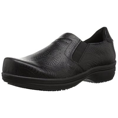 Easy Works Women's Bind Health Care Professional Shoe Black Embossed 9 2W US