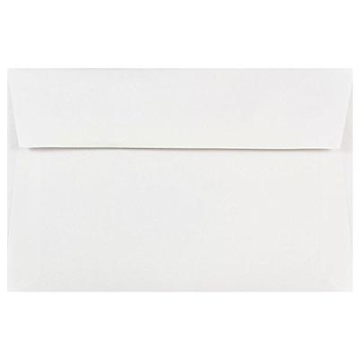 JAM PAPER A9 Invitation Envelopes - 5 3/4 x 8 3/4 - White - 100/Pack