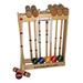 Amish-Crafted Deluxe Maple-Wood Croquet Game Set, 6 Player (28" Handles)