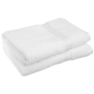Superior 2-Piece 600 GSM Egyptian Cotton Bath Sheet Set, White