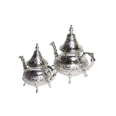 Casablanca Market Moroccan Teapot, Small, Silver