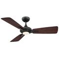 Modern Forms Mykonos Outdoor Rated 52 Inch Ceiling Fan with Light Kit - FR-W1819-52L35BZDW