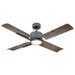 Modern Forms Cervantes Outdoor Rated 56 Inch Ceiling Fan with Light Kit - FR-W1806-56L27GHWG