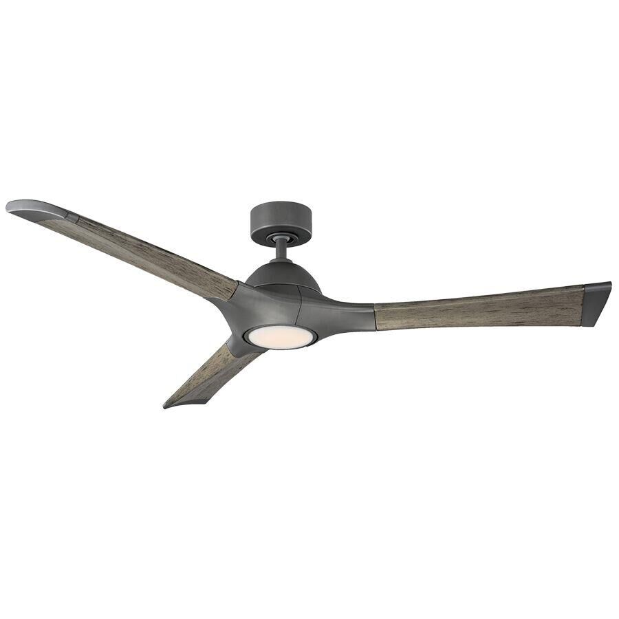 Modern Forms Woody Outdoor Rated 60 Inch Ceiling Fan with Light Kit - FR-W1814-60L27GHWG