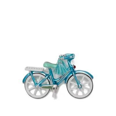 Napier Women's Silver Tone Bicycle Pin, Blue