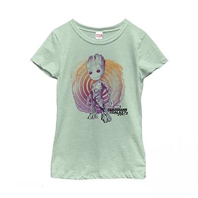 Marvel Guardians Of The Galaxy Vol. 2 Groot Swirl Girls Graphic T Shirt