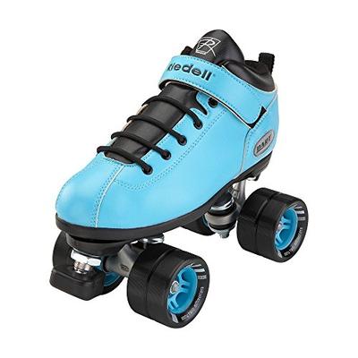 Riedell Skates - Dart - Quad Roller Speed Skates | Aqua | Size 11