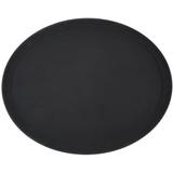 Winco Oval Fiberglass Tray with Non-Slip Surface, 26-Inch by 22-Inch, Black screenshot. Stands & Serving Trays directory of Dinnerware & Serveware.