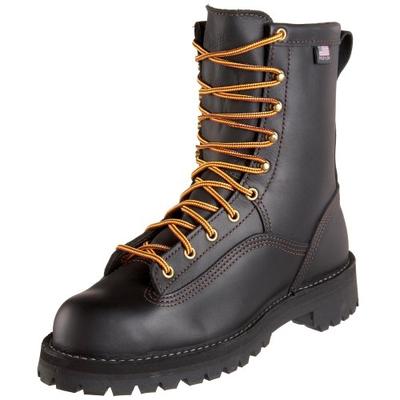 Danner Men's Rain Forest Uninsulated Work Boot,Black,11 D US