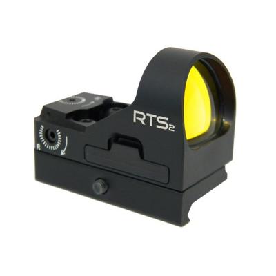 C-MORE Systems RTS2 6 MOA Red Dot Sight with Rail Mount, Black