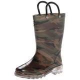 Western Chief Boys Waterproof Rain Boots that Light up with Each Step, Camo Green, 13 M US Little Ki screenshot. Shoes directory of Babies & Kids.