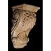 Alston Inc. Floral Shell 14"H x 7 1/2"W x 6"D Corbel Wood in Brown | 14 H x 7.5 W x 6 D in | Wayfair 7010