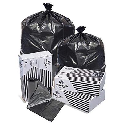 Pitt Plastics Black Low Density Perforated Can Liner - 100 per case.