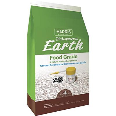 Harris Diatomaceous Earth Food Grade, 4lb w/Free Powder Duster