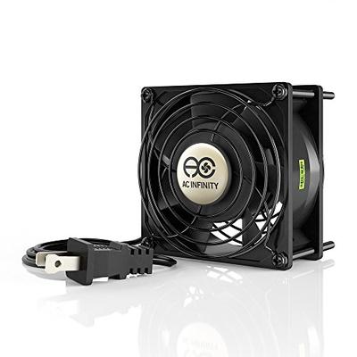 AC Infinity AXIAL 9238, Muffin Fan, 120V AC 92mm x 38mm High Speed, for DIY Cooling Ventilation Exha