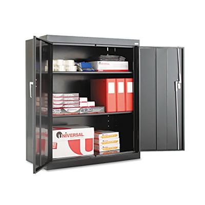 Alera Heavy Duty Welded Storage Cabinet 42 in/Black/18 in