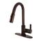 Kingston Brass LS8785CTL Continental Pull-Down Kitchen Faucet 8-7/16