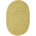 Oatmeal Tweed Oval 2' x 4' Area Rug - August Grove® Seline Indoor/Outdoor Area Rug 24.0 x 0.5 in green/orange/yellow, Synthetic | Wayfair