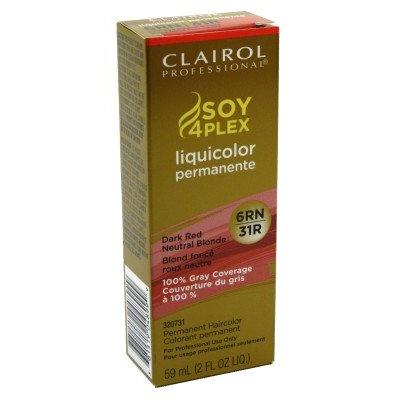 Clairol Professional Liquicolor Permanent 6Rn/31R Dark Red Neutral Blonde 2 Ounce (59ml) (3 Pack)