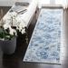 Blue 24 x 0.315 in Indoor Area Rug - Bungalow Rose Martha Stewart Ikat Cream/Area Rug | 24 W x 0.315 D in | Wayfair