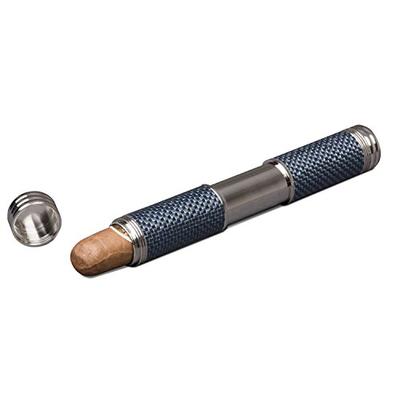 Visol Kevlar Single Adjustable Cigar Tube, Blue