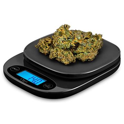 Ozeri ZK420 Garden and Kitchen Scale, with 0.5 g (0.01 oz) Precision Weighing Technology, in Black