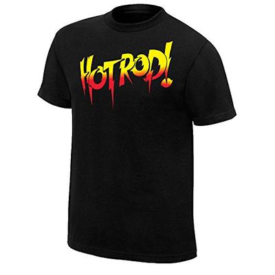 WWE Roddy Piper Black Hot Rod Retro T-Shirt Large