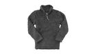 Boxercraft Adult Quarter Zip Sherpa Pullover-Charcoal-xs