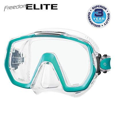 TUSA M-1003 Freedom Elite Scuba Diving Mask, Ocean Green