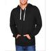 Next Level Mens French Terry Pullover Hoodie 9301 -BLK/HTHR GRY L